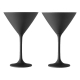 Aurora 2 Piece Martini Glass Set 190ml Gold Size 18X11.6X11.6cm by Tempa