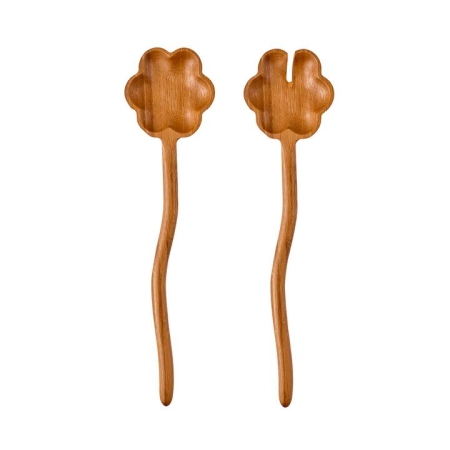 Alex Liddy Harley V Bamboo Salad Servers