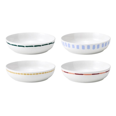 Porto Valentina Set of 4 Dinner Bowls 21.5cm