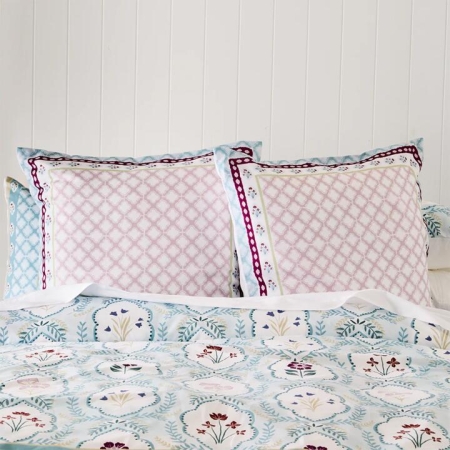 Adorn Living Petunia Set Of 2 European Pillowcases