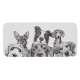 Ashdene Peeking Pups Rectangle Platter