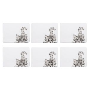 Ashdene Chester The Cat Set of 6 Placemats