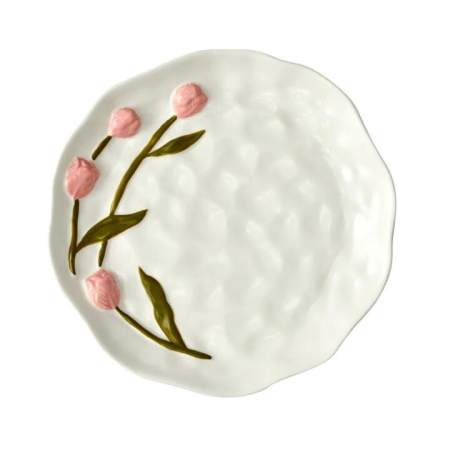 Alex Liddy Maisie Tulip Round Plate 26cm