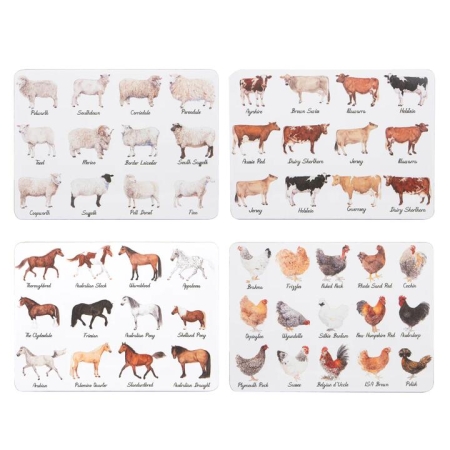 Ashdene Best In Breed Set Of 4 Placemats