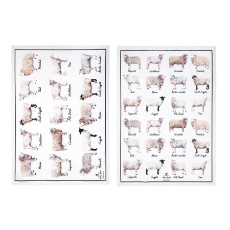 Ashdene Best In Breed Sheep Set Of 2 Kitchen Towels