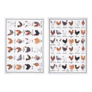 Ashdene Best In Breed Chicken Set Of 2 Kitchen Towels