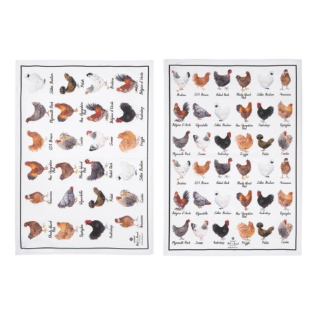 Ashdene Best In Breed Chicken Set Of 2 Kitchen Towels