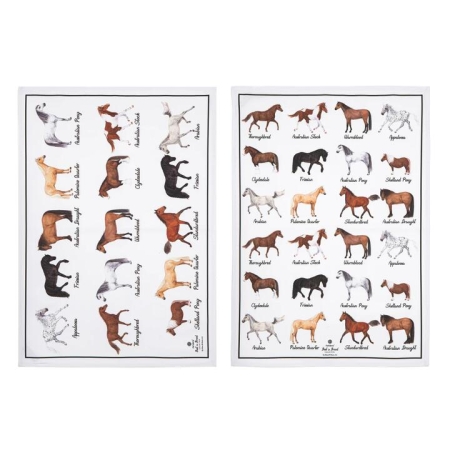 Ashdene Best In Breed Horse Set Of 2 Kitchen Towels