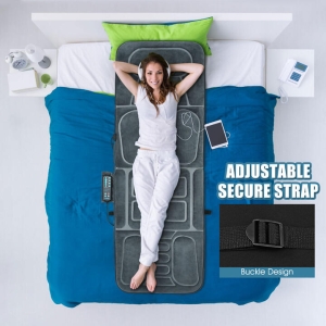 Costway10 Motors Vibrating Massage Mat with Heat Costway10 Motors Vibrating Massage Mat with Heat