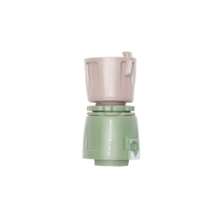 Bridge Hoselink’s standard 12mm connector system and commercial 18mm fitting range with the 12mm to 18mm Converter. The adaptor allows equipment using the two different Hoselink sizes to be joined at a planned transition point
