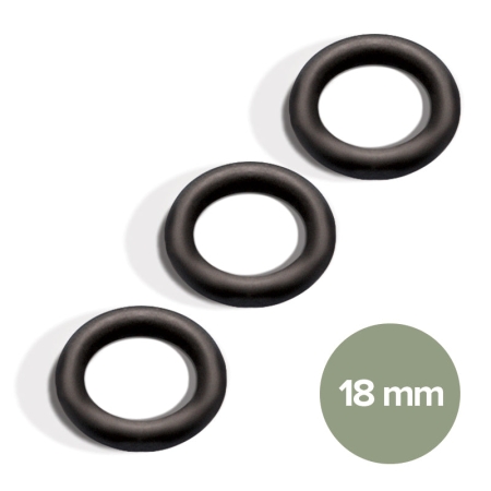 Maintain a watertight seal in Hoselink’s high-flow 18mm connectors with this pack of replacement O-Rings. The rubber rings sit between the faces of joined fittings and may need replacement if one becomes damaged or dislodged. Keep a spare pack with rural or commercial watering equipment for quick maintenance. These O-rings are made specifically for Hoselink 18mm fittings and are not suitable for the standard 12mm connector system.