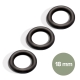 Maintain a watertight seal in Hoselink’s high-flow 18mm connectors with this pack of replacement O-Rings. The rubber rings sit between the faces of joined fittings and may need replacement if one becomes damaged or dislodged. Keep a spare pack with rural or commercial watering equipment for quick maintenance. These O-rings are made specifically for Hoselink 18mm fittings and are not suitable for the standard 12mm connector system.
