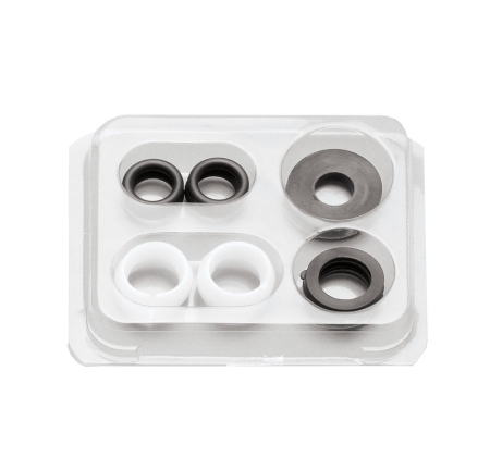 Keep standard Hoselink 12mm hose fittings ready for everyday maintenance with the Spare O-Ring and Washer Set. The kit includes four 12mm fitting O-rings