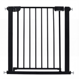 CostwayPressure Mounted Auto-Close Door Gate for Indoor-Black