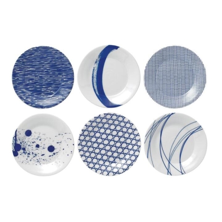 Pacific Set of 6 Side Plates Size 16cm by Royal Doulton