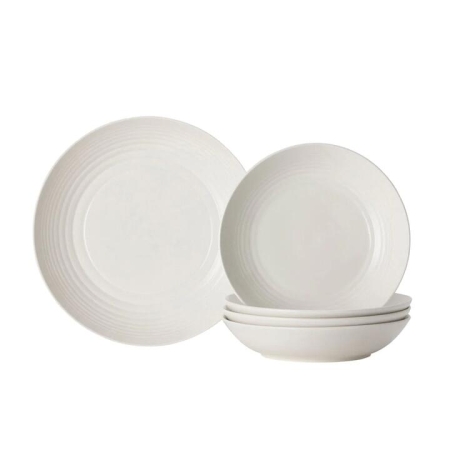 Gordon Ramsay Maze 5 Piece Pasta Set in White by Royal Doulton-White