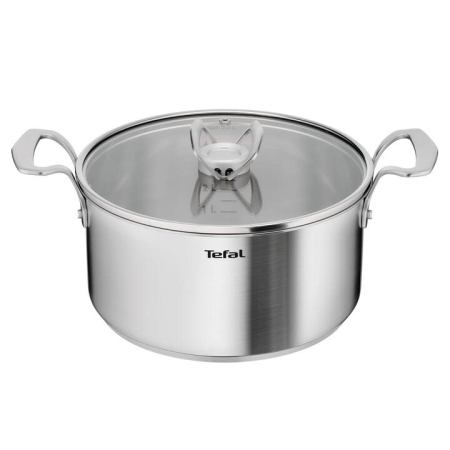 Tefal Space+ Extreme Induction Stainless Steel Stewpot 24cm & Lid