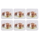 Ashdene Highland Herd Set Of 6 Coasters