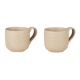 Leaf & Bean Aster Set Of 2 100ml Espresso Cups