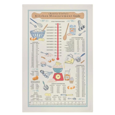 Ulster Weavers Kitchen Measurements Cotton Tea Towel