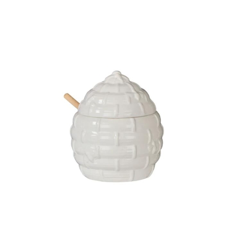 Davis & Waddell Wildflower & Hive Honey Jar With Dipper