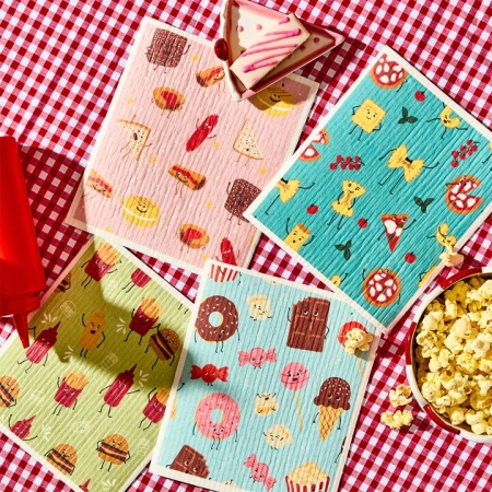 MyHouse Set Of 4 Food Dish Cloths