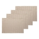 Ecology Tonka Set of 4 Placemats Sienna