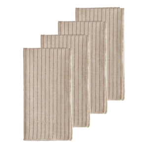 Ecology Tonka Set of 4 Napkins Sienna