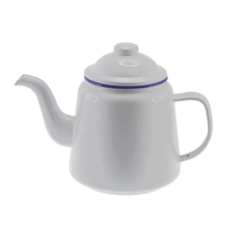 Falcon Teapot 950ml White & Blue