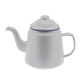 Falcon Teapot 950ml White & Blue