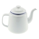 Falcon Teapot 1.5L White & Blue