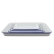 Falcon 4 Piece Baking Tray Set White & Blue