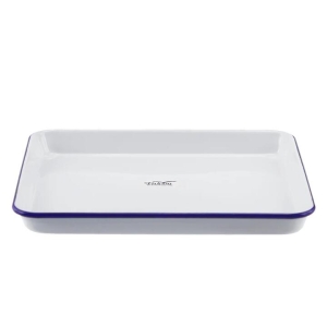 Falcon Baking Tray 31cm White & Blue