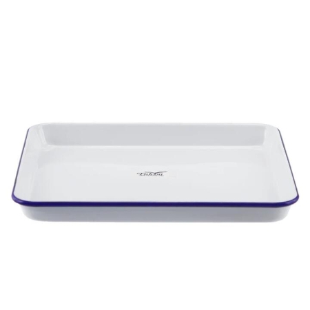 Falcon Baking Tray 31cm White & Blue