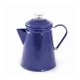 Falcon Coffee Percolator With Preview Knob 1.9L Blue & White Speckle