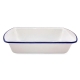 Falcon Loaf Pan 28cm White & Blue