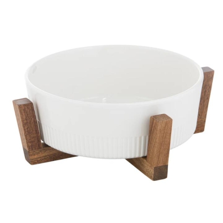 Ladelle Alto Oven To Table 23cm Round Rib Bowl With Trivet