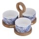 Ladelle Mossman 4 Piece Bowl & Tray Set