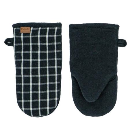 Ladelle Hemingway Black Set Of 2 Baker's Oven Mitts