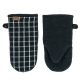 Ladelle Hemingway Black Set Of 2 Baker's Oven Mitts