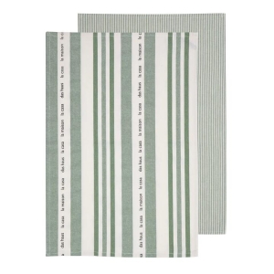 Ladelle La Casa Leaf Set Of 2 Kitchen Towels