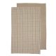 Ladelle Hemingway Taupe Set Of 2 Kitchen Towels