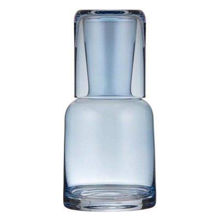 Ladelle Mossman Blue Carafe & Glass Set