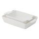 Ladelle Essentials White Set of 2 Baking Dishes