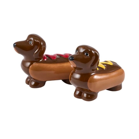 Adorn Living Hot Dog Salt & Pepper Shakers