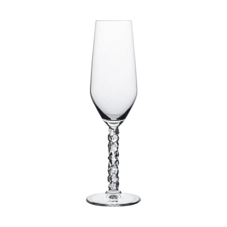 Orrefors Set Of 2 Carat Champagne Glasses 240ml