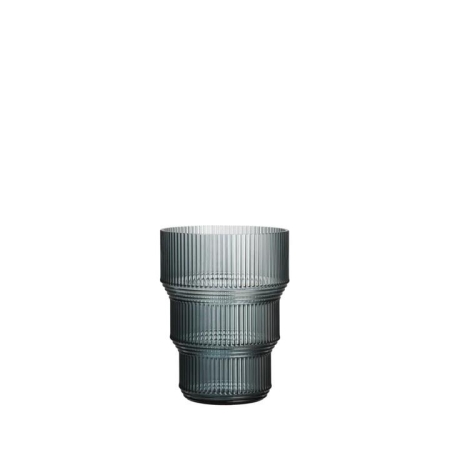 Kosta Boda Pavilion Tulip Vase Grey 17.3cm