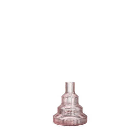 Kosta Boda Pavilion Vase Light Pink 13.4cm