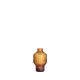 Kosta Boda Pavilion Vase Dark Amber 13.4cm