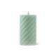 Salt & Pepper Flame Swirl LED Flickering Candle 13cm